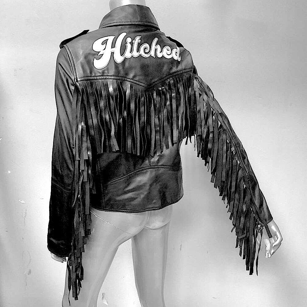 Nasty Gal Hitched Fringed Leather Biker Jacket - New with Tags!